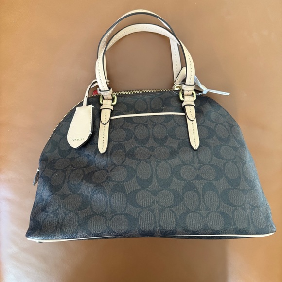 Coach Peyton Signature Cora Domed Satchel *NWT* - Picture 4 of 10